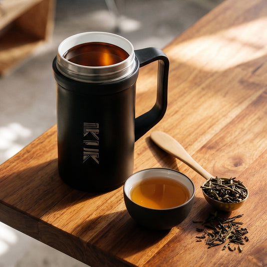 濾茶器手把杯500ml(內附專業全瓷濾茶器)-泡茶必備