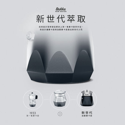 【雷刻】加壓摩卡壺2杯份-Bialetti Brikka 2tz