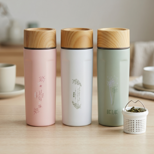 瓷芯茗茶杯500ml(內附全瓷濾茶器)