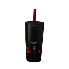將圖片載入圖庫檢視器 【怪奇物語】幽光不鏽鋼吸管冷水杯 隨行杯600ml
