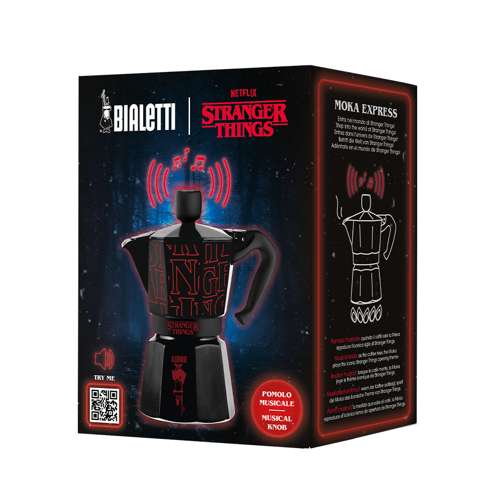 【怪奇物語】顛倒世界序曲摩卡壺 6杯份 音樂摩卡壺