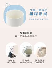 將圖片載入圖庫檢視器 陶瓷保溫杯手把款 500ml / 410ml  多款任選 兩入一組
