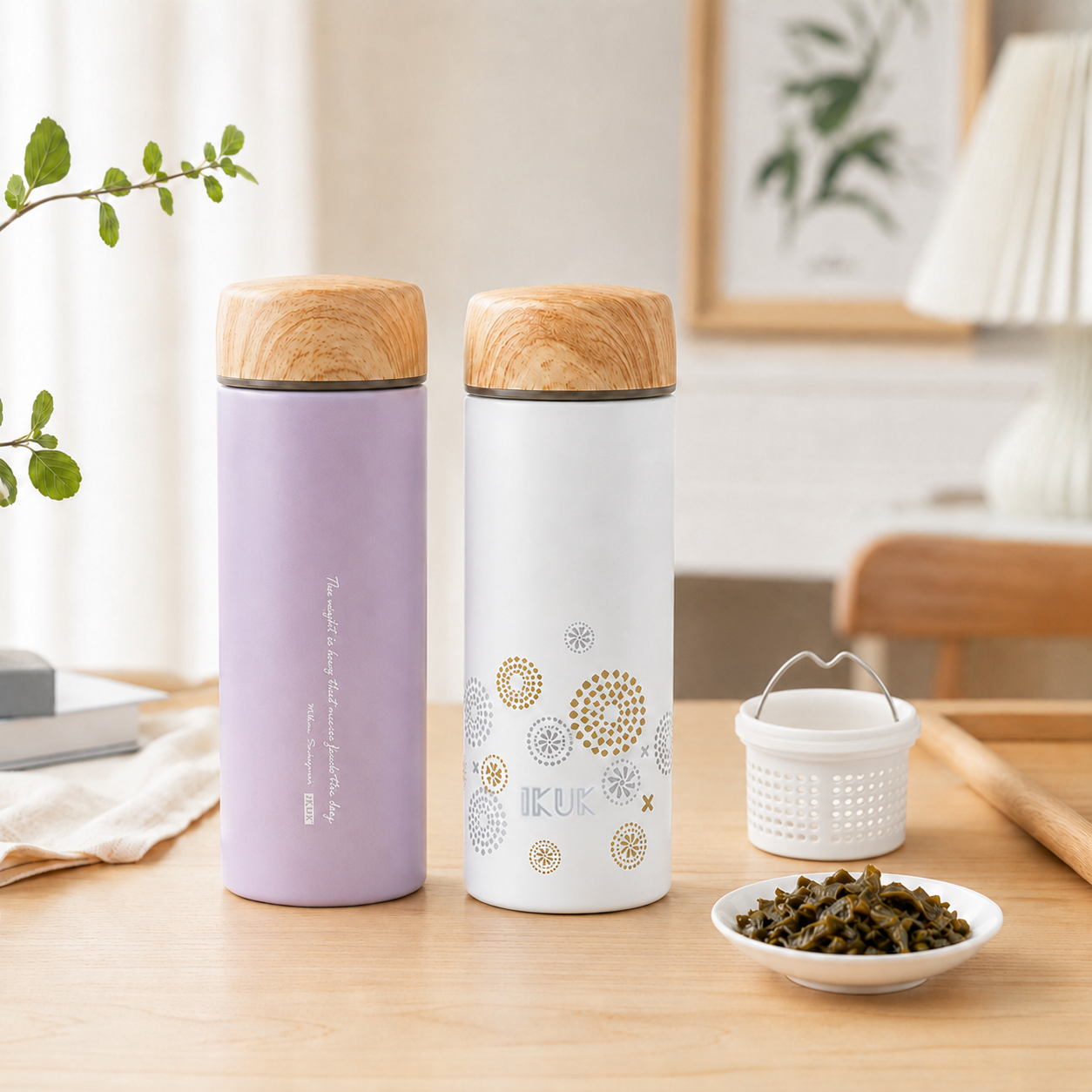 【聰明泡茶組】500ml瓷芯杯+陶瓷濾茶器