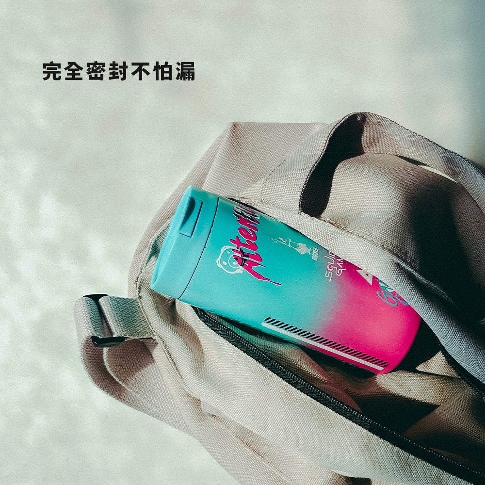 【成箱區】魷魚遊戲聯名 304不鋼隨行旅行杯 360ml 可置車架(6入)