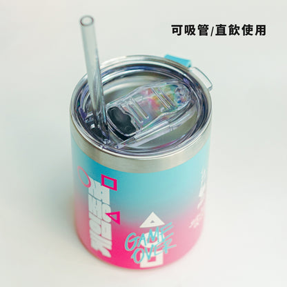 【成箱區】魷魚遊戲聯名304不鏽鋼露營手把杯 420ml(6入)