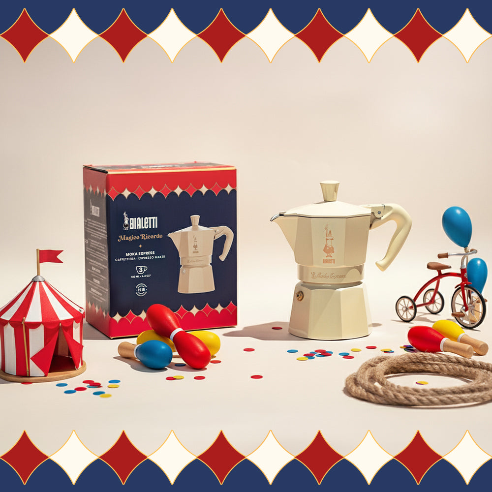 Bialetti 魔法記憶系列摩卡壺3杯份｜聖誕限定收藏款｜130ml Espresso