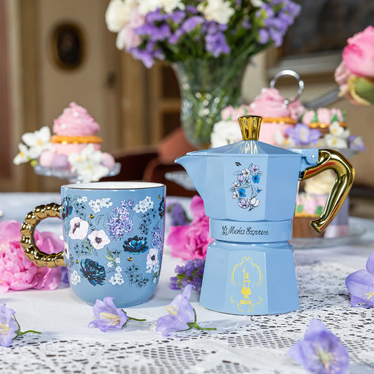 【NETFLIX 柏捷頓聯名】BIALETTI 金色手柄陶瓷馬克杯 330ml