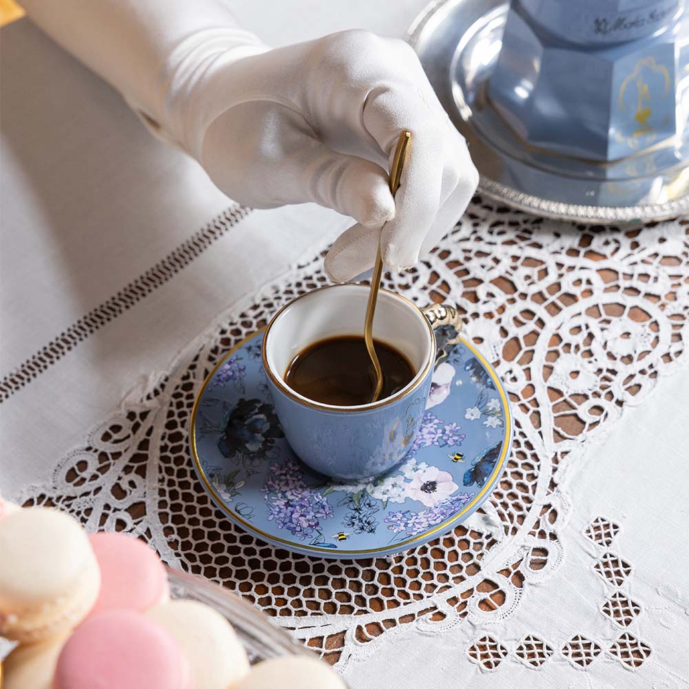 【NETFLIX柏捷頓聯名】陶瓷杯盤組(兩杯兩盤)