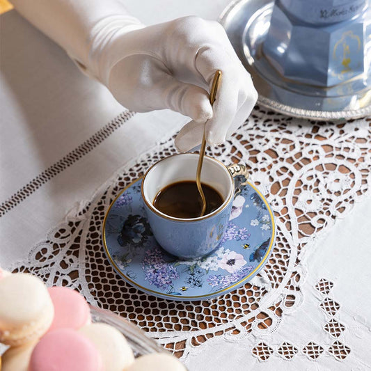 【NETFLIX柏捷頓聯名】陶瓷杯盤組(兩杯兩盤)