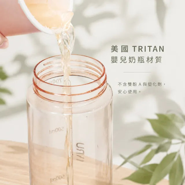 【乃文團購】MARU Tritan 彈跳水瓶750ml 任選二入