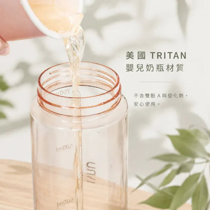 【乃文團購】MARU Tritan 彈跳水瓶750ml 任選二入