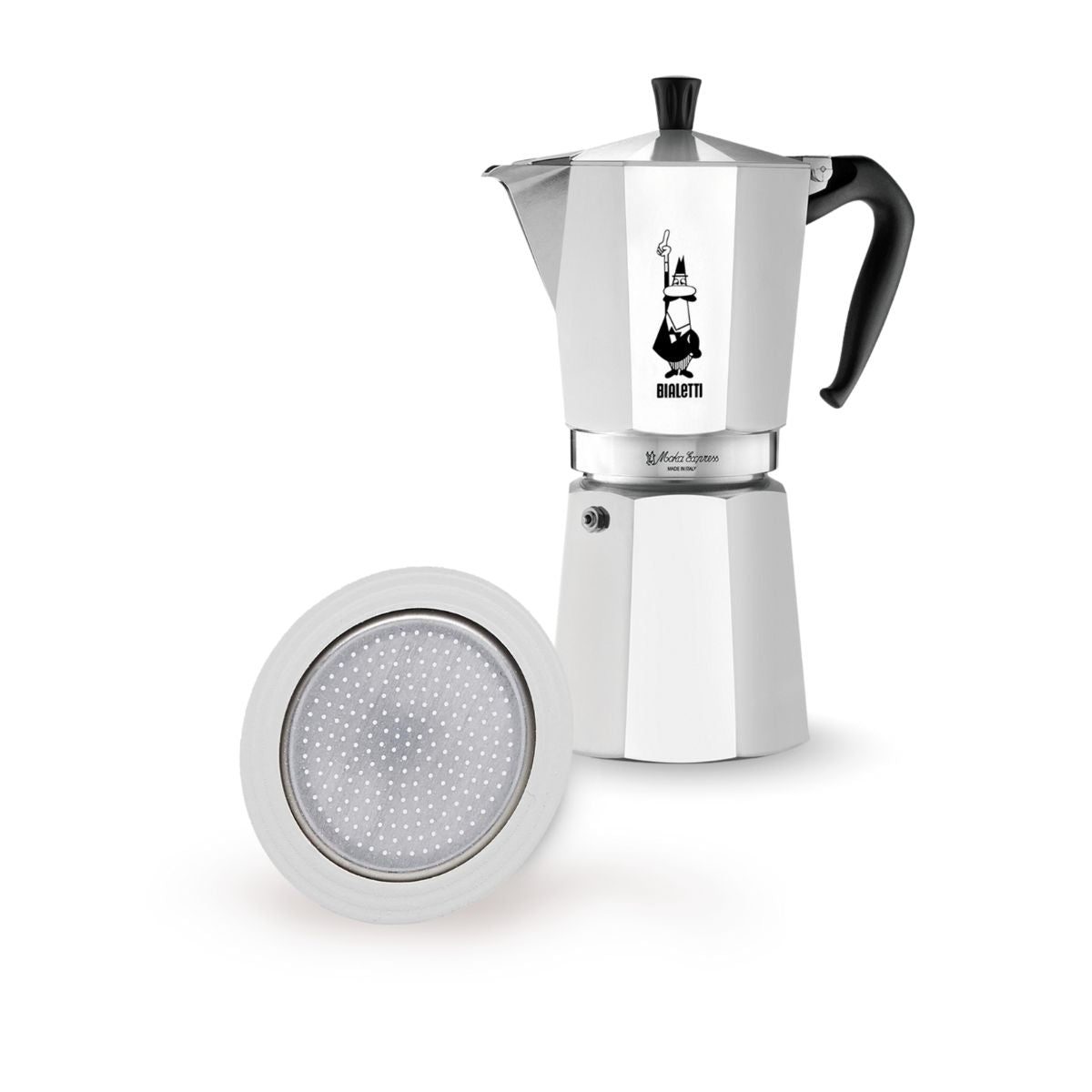 摩卡壺原廠零配件-膠圈墊片組/粉槽/手把/墊圈