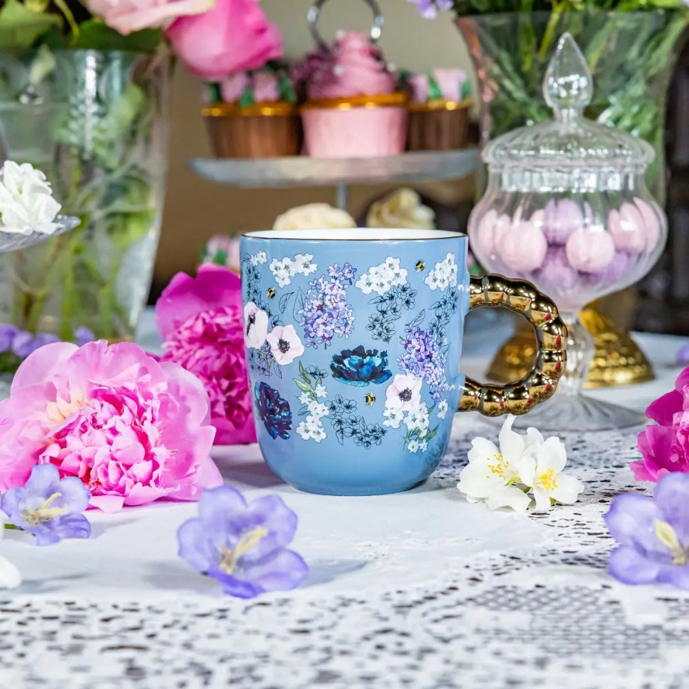 【NETFLIX 柏捷頓聯名】BIALETTI 金色手柄陶瓷馬克杯 330ml