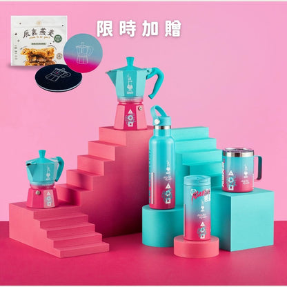 【成箱區】魷魚遊戲聯名 BIALETTI 經典摩卡壺3TZ 3杯份(6入)