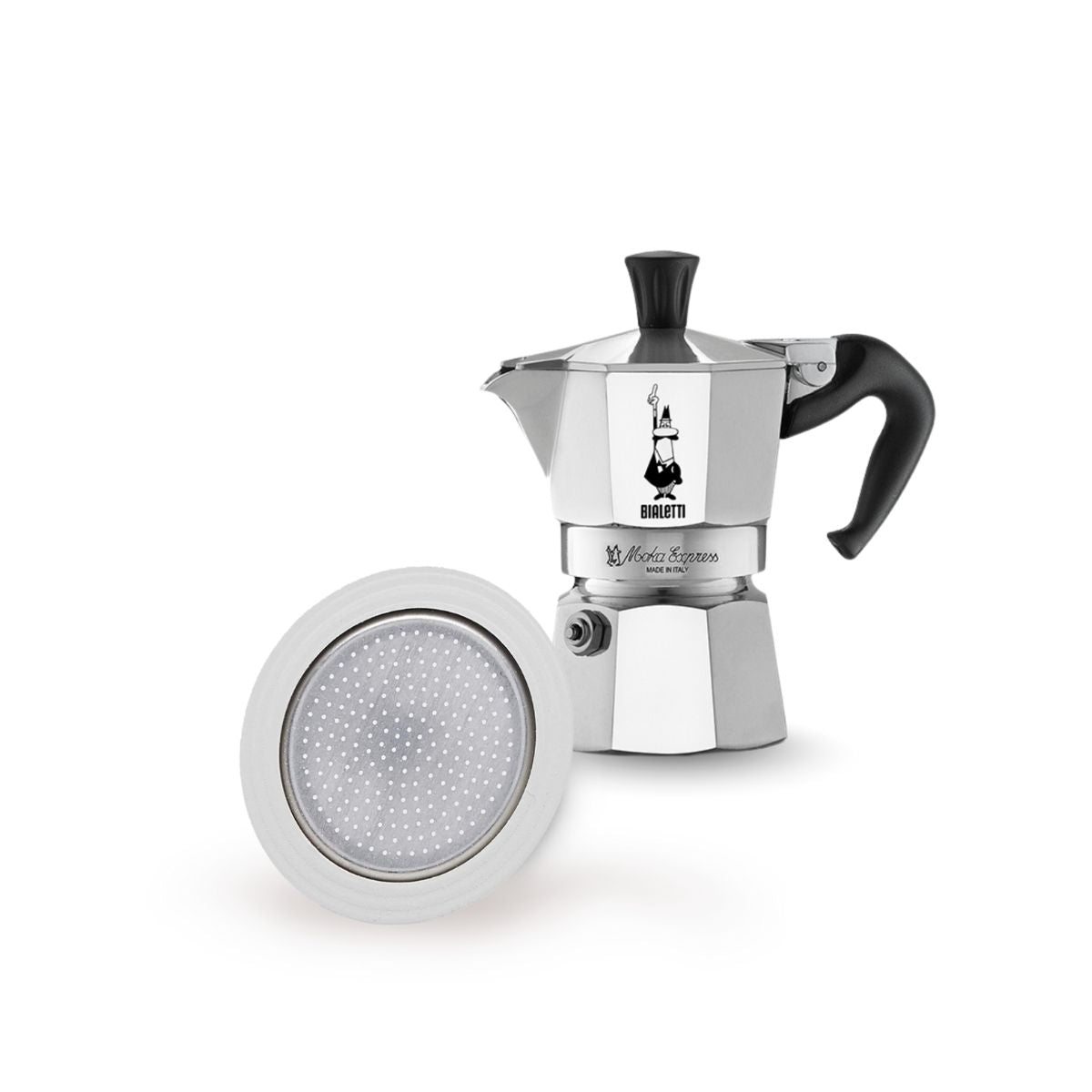 摩卡壺原廠零配件-膠圈墊片組/粉槽/手把/墊圈