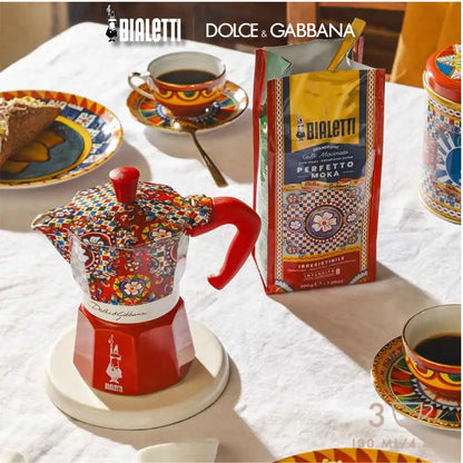 D&G 聯名西西里馬車經典摩卡壺3杯份