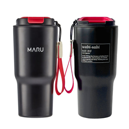【送杯刷】MARU丸山製研 鈦瓷塗層保溫杯 Venti Go 600ml /2入組
