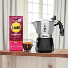 將圖片載入圖庫檢視器 鑽石加壓摩卡壺2杯份-Bialetti Brikka 2tz 銀色 加贈咖啡粉
