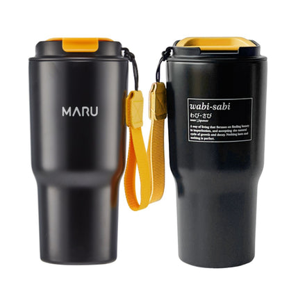 【送杯刷】MARU丸山製研 鈦瓷塗層保溫杯 Venti Go 600ml /2入組