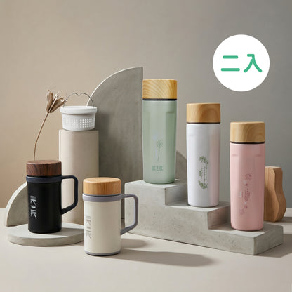 大容量陶瓷保溫杯 900ml / 800ml / 600ml 多款任選 兩入一組