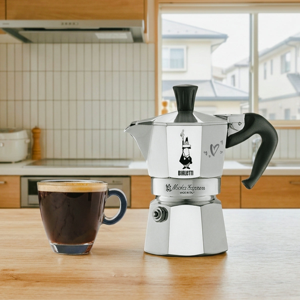 【雷刻】Bialetti 經典摩卡壺-1杯份/2杯份