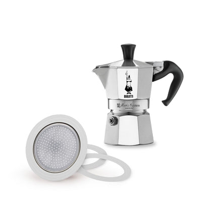 BIALETTI經典摩卡壺2杯份和膠圈墊片