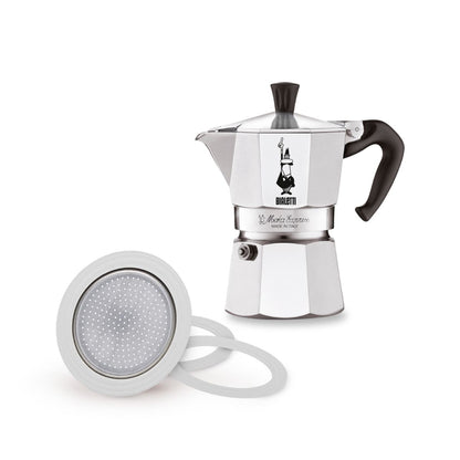 BIALETTI經典摩卡壺3杯份和膠圈墊片