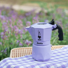 將圖片載入圖庫檢視器 鑽石加壓摩卡壺2杯份-Bialetti Brikka 2tz 紫色
