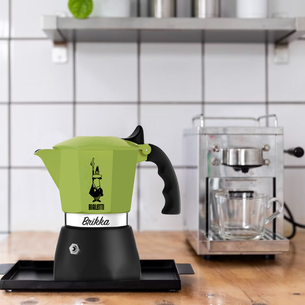 BIALETTI 加壓摩卡壺2杯份-綠色