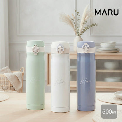 【團購限定加購】輕陶瓷按壓彈蓋保溫杯500ml