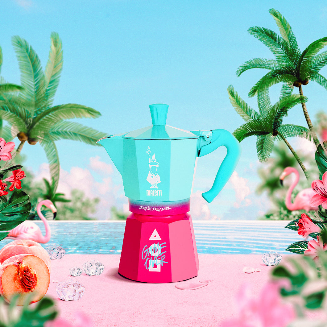 【魷魚遊戲聯名】BIALETTI 經典摩卡壺6TZ 6杯份 加贈專用提袋