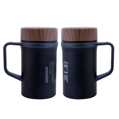 【雷刻】濾茶器手把杯500ml(內附專業全瓷濾茶器)