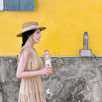 MARU 丸山製研 Tritan 吸管隨身水瓶 日系質感 × 750ml 大容量