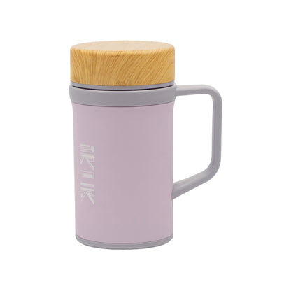 【浪漫紫色】彈蓋380ml+手把杯紫500ml