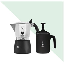 將圖片載入圖庫檢視器 【超值組】加壓摩卡壺2/4+手打奶泡器3/6
