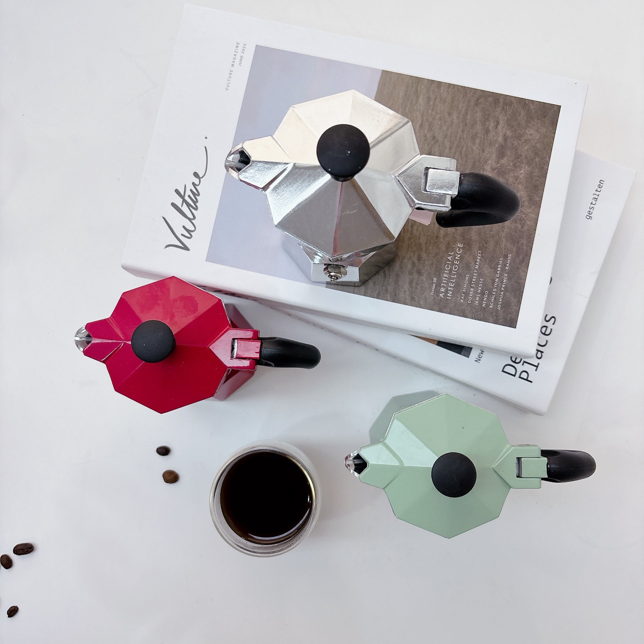 Bialetti 經典摩卡壺｜櫻桃紅款｜義式手沖咖啡壺– IKUK