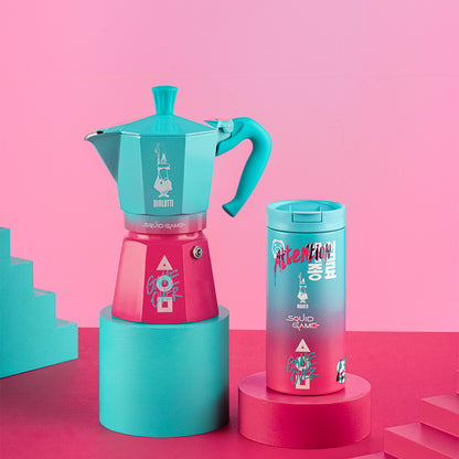 【魷魚遊戲聯名】BIALETTI 經典摩卡壺6TZ 6杯份