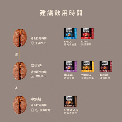 BIALETTI 專用膠囊咖啡 多種口味12-16入