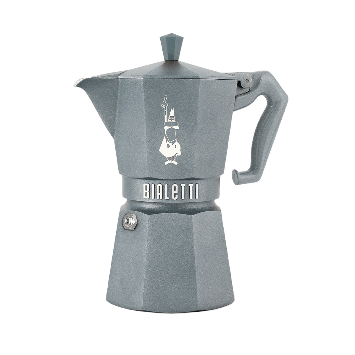 【新品上市】Bialetti Exclusive 臻選八角電火摩卡壺3／6杯份－沙漠杏／霧岩灰 贈原廠膠圈組