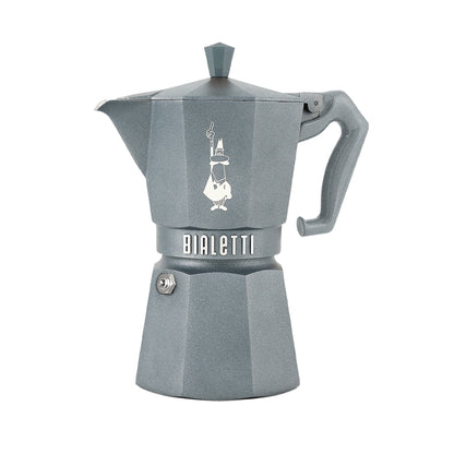 【新品上市】Bialetti Exclusive 臻選八角電火摩卡壺3／6杯份－沙漠杏／霧岩灰 贈原廠膠圈組