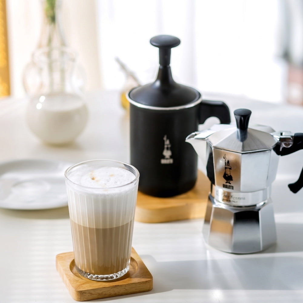 BIALETTI　雙層手打奶泡器-不插電的鏡面拉花神器
