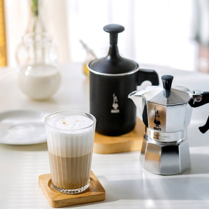 BIALETTI　雙層手打奶泡器-不插電的鏡面拉花神器