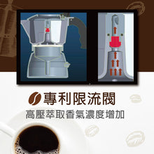 將圖片載入圖庫檢視器 【新上市】BIALETTI 加壓摩卡壺2杯份-黑
