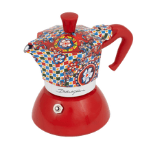 將圖片載入圖庫檢視器 Bialetti Dolce&amp;Gabbana Moka Induction 2TZ | Sicilian Cart| D&amp;G聯名電火摩卡壺2杯份
