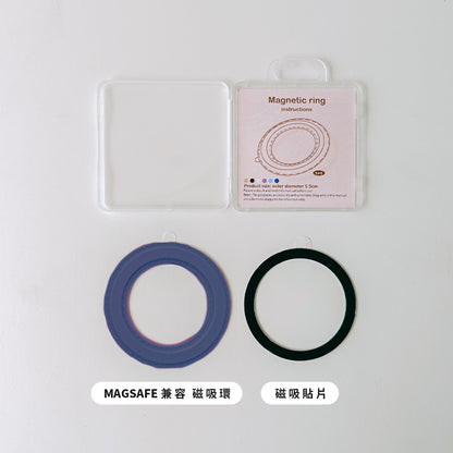 MAFNETIC RING MAFNETIC RING-O型便利環/磁立環-MagSafe 兼容磁吸環(一公一母)