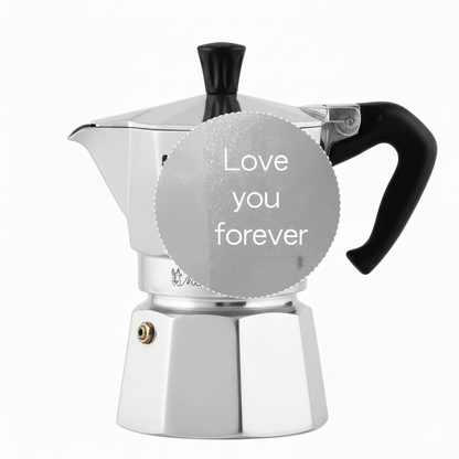 【雷刻】Bialetti 經典摩卡壺-1杯份/2杯份