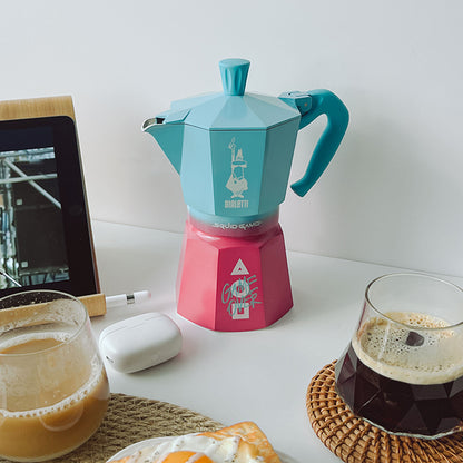 【魷魚遊戲聯名】BIALETTI 經典摩卡壺6TZ 6杯份