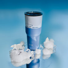 將圖片載入圖庫檢視器 IKUK 陶瓷900ml大容量珍奶杯藍色
