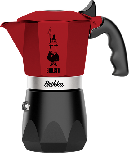 BIALETTI 鑽石加壓摩卡壺4杯份 紅黃可選