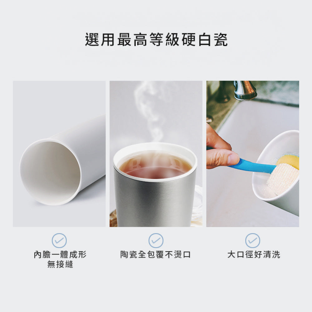 濾茶器手把杯500ml(內附專業全瓷濾茶器)-泡茶必備